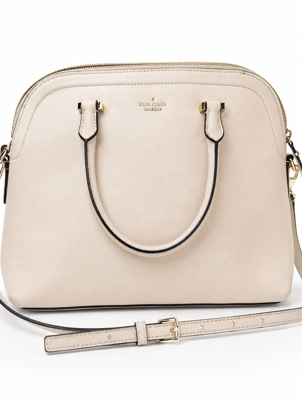 kate spade New York | Beige -Cream | Satchel Crossbody | Dome Purse
